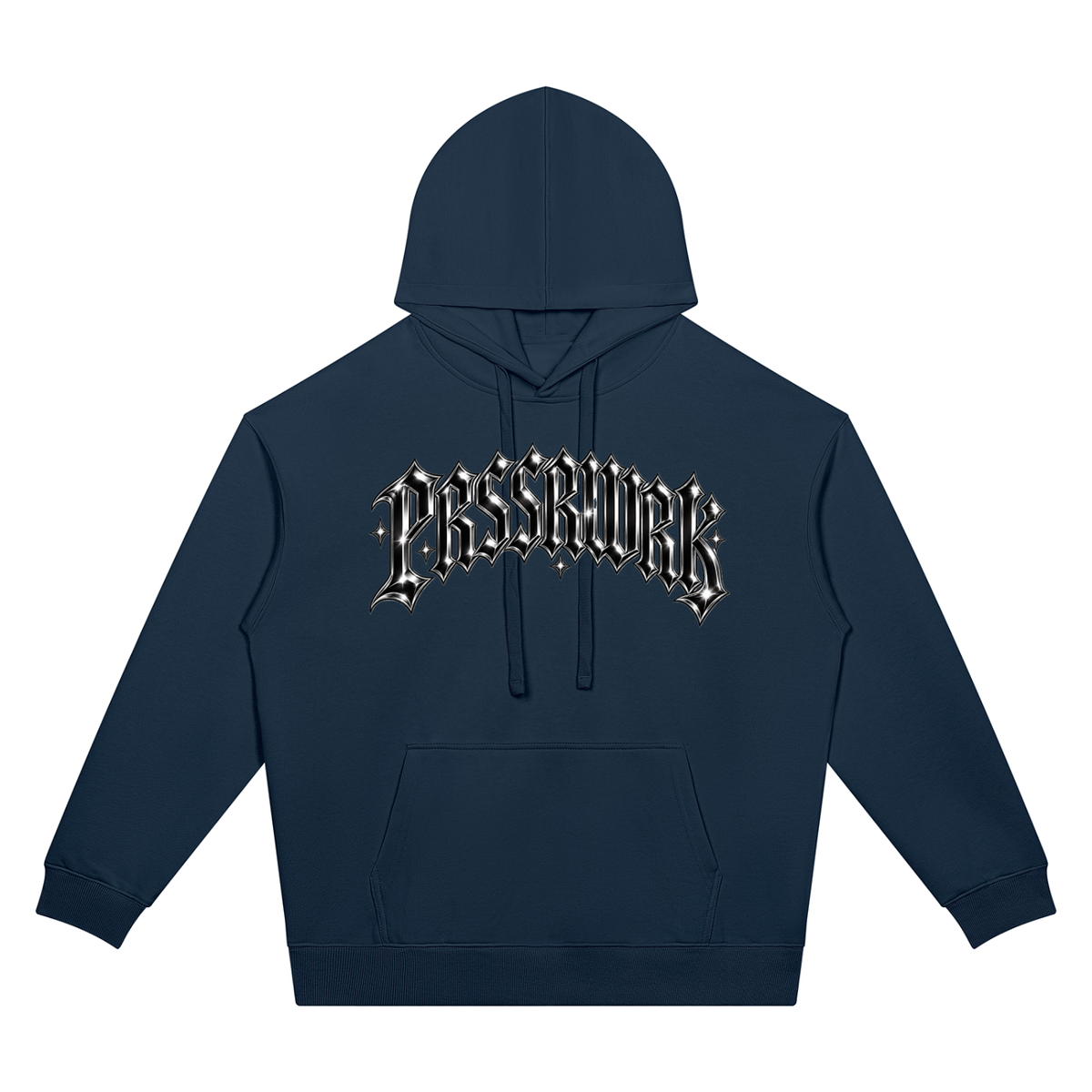 PRSSRWRK Oversized Drop Shoulder Hoodie
