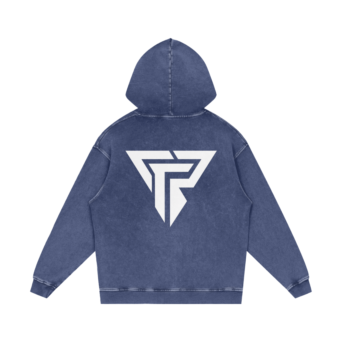 Snow Washed Loose Cotton Hoodie