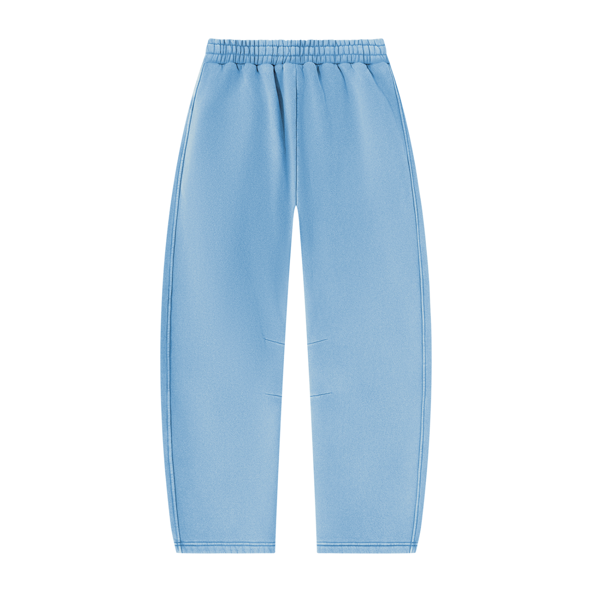 Prssrwrk Unisex Vintage Wash Barrel Leg Fleece Sweatpants
