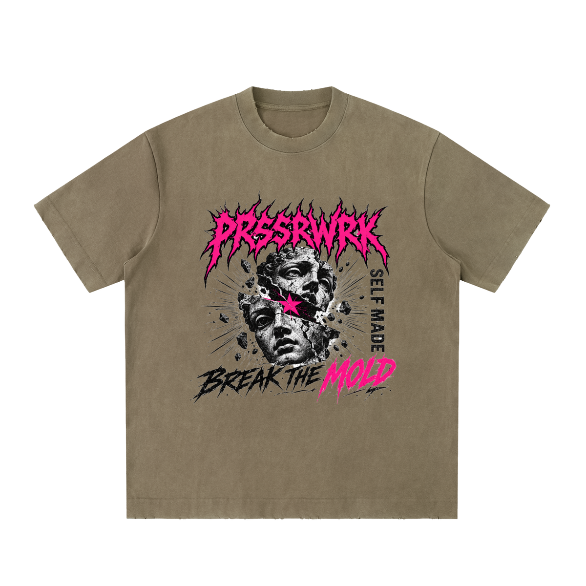 PRSSRWRK Break The Mold Heavyweight Tee
