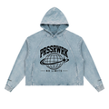 PRSSRWRK NO LIMITS Vintage Wash Hoodie – Light Blue