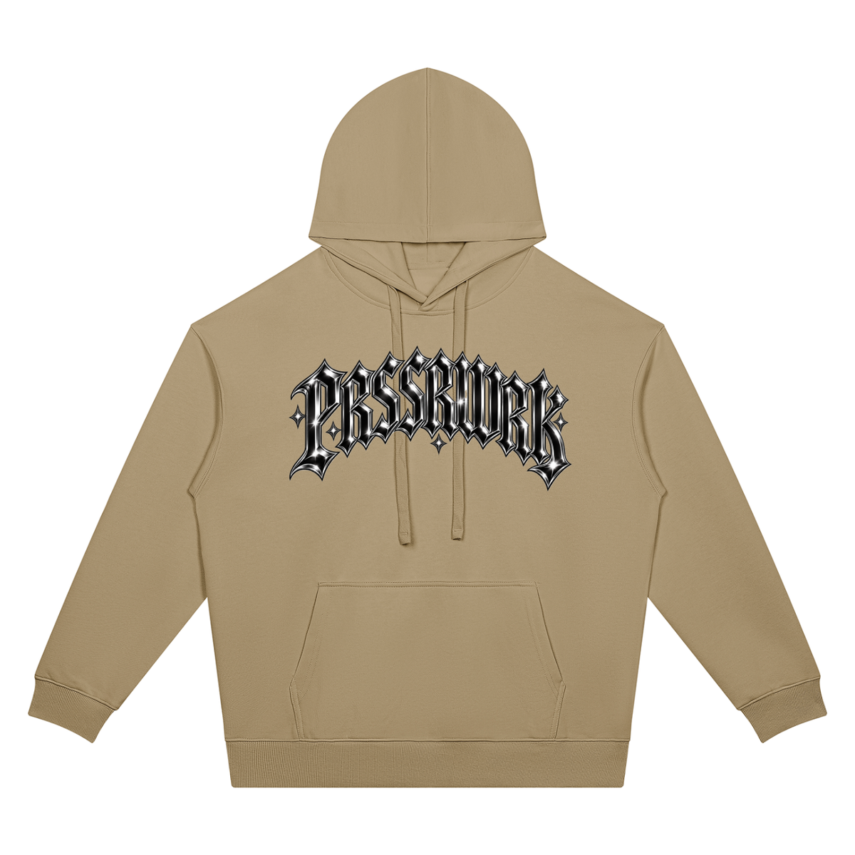 PRSSRWRK Oversized Drop Shoulder Hoodie