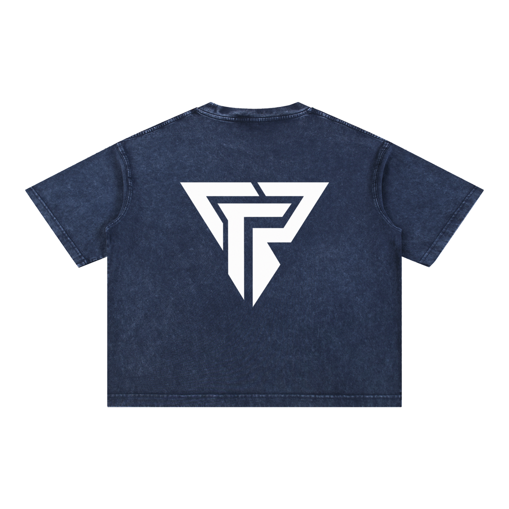PRSSRWRK Mineral Wash Boxy Cotton T-Shirt