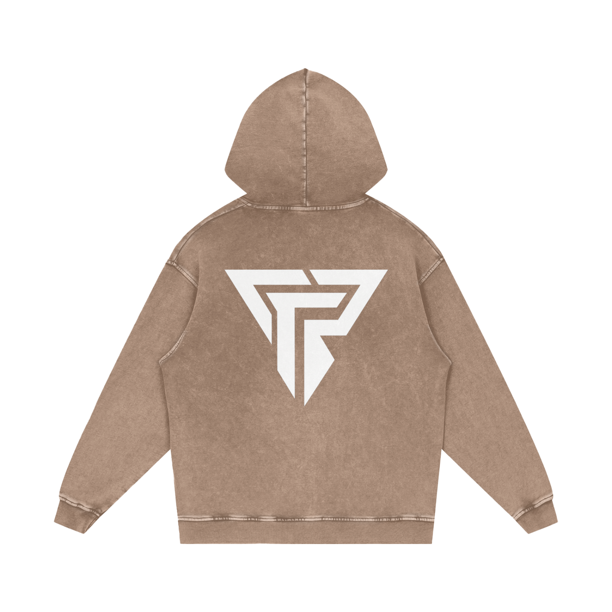 Snow Washed Loose Cotton Hoodie