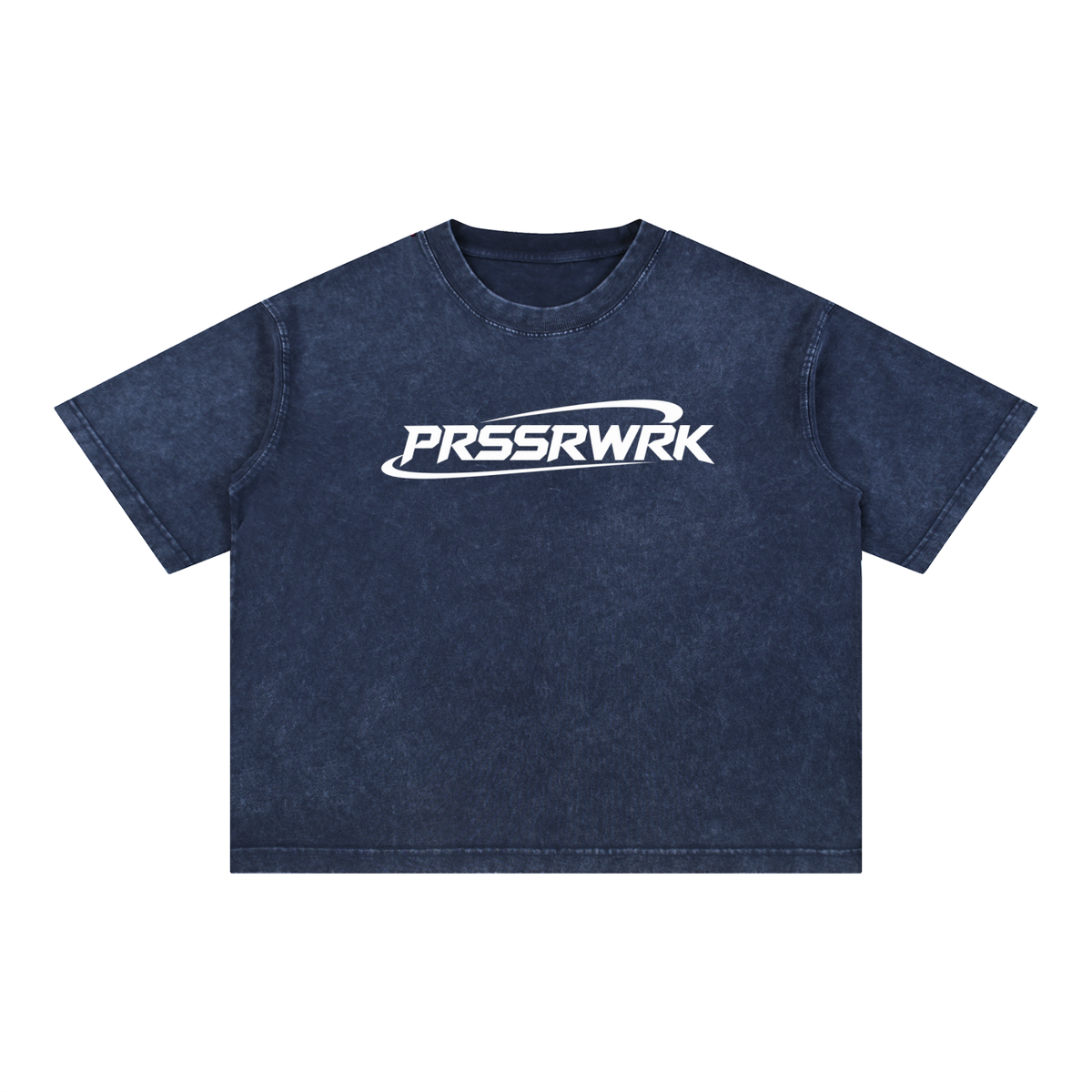 PRSSRWRK Mineral Wash Boxy Cotton T-Shirt