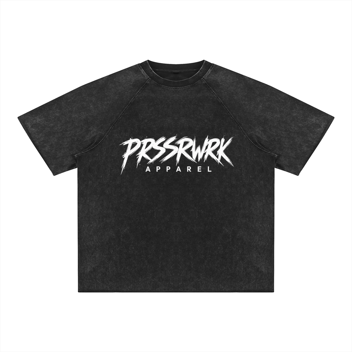 PRSSRWRK Mineral Wash Raw Edge T-Shirt