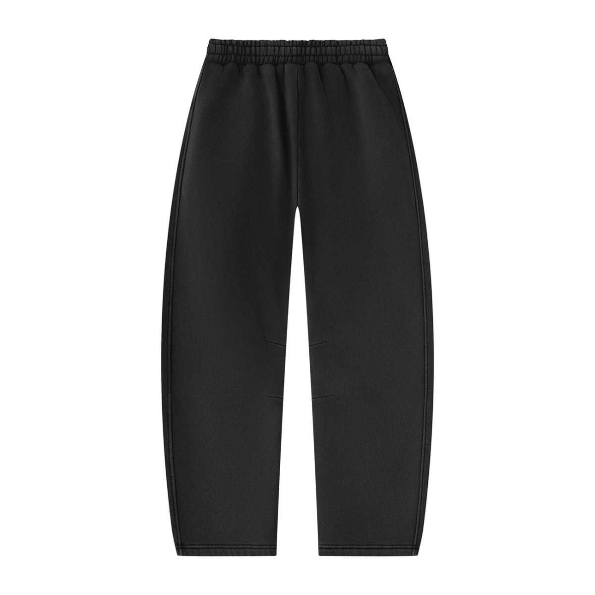 Prssrwrk Unisex Vintage Wash Barrel Leg Fleece Sweatpants