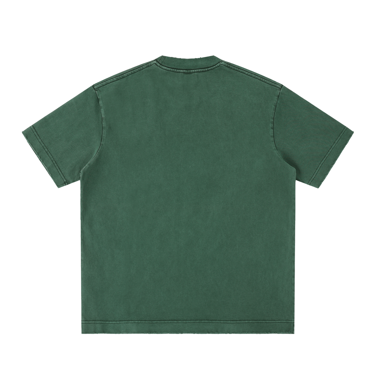 Prssrwrk heavyweight Vintage Washed Frayed T-Shirt