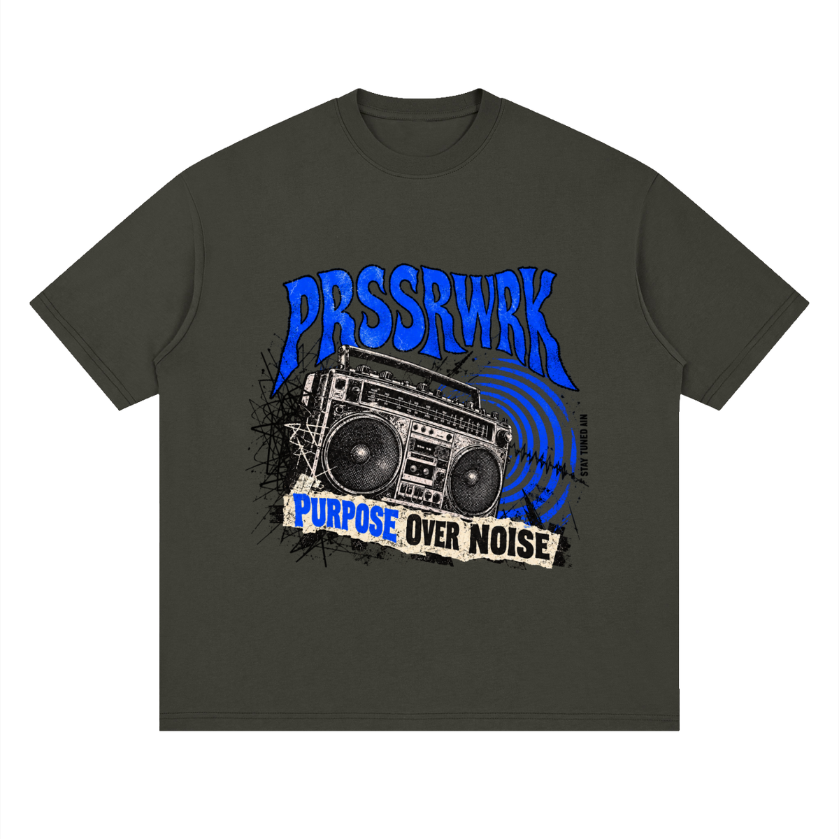 PRSSRWRK Purpose Over Noise Tee