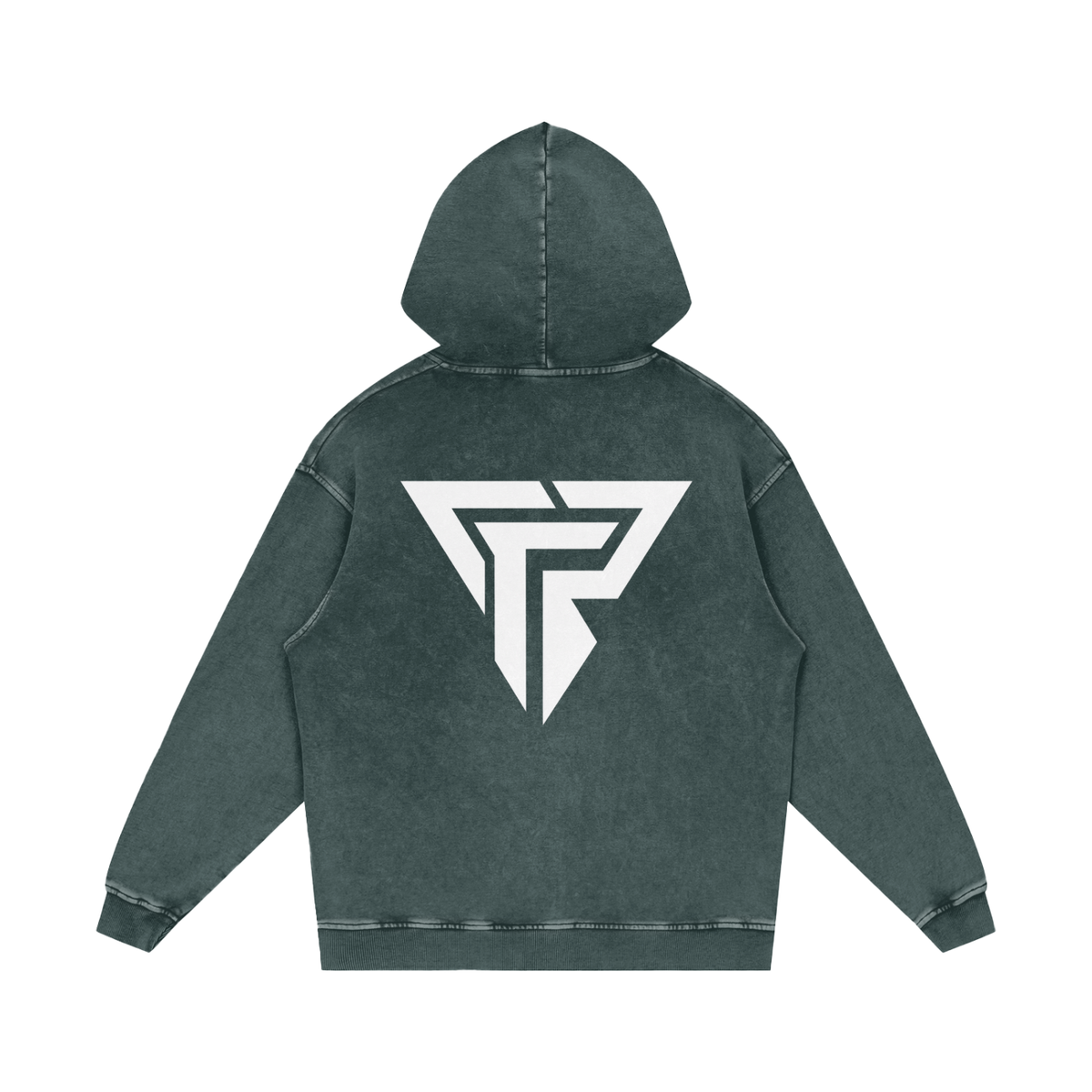 Snow Washed Loose Cotton Hoodie