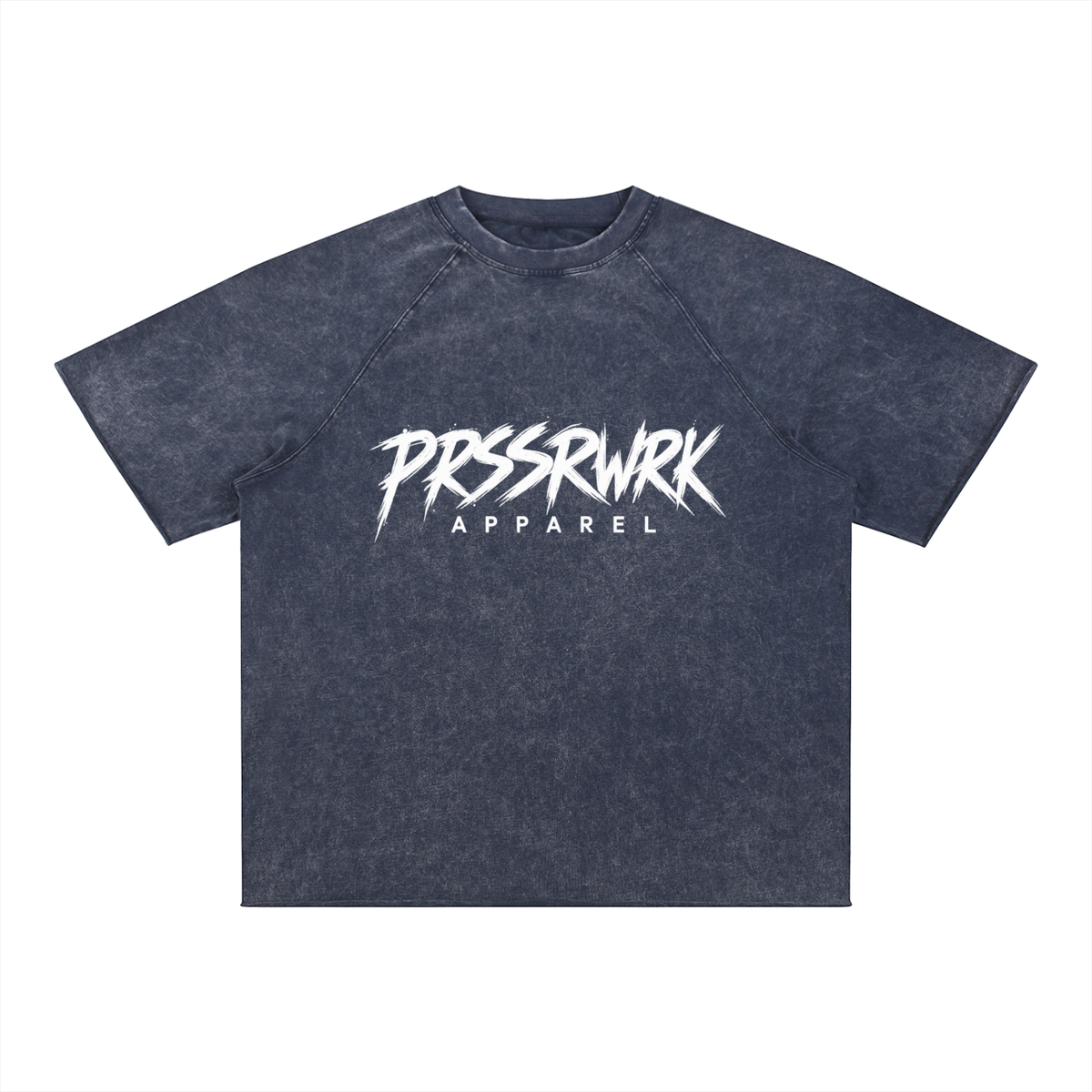 PRSSRWRK Mineral Wash Raw Edge T-Shirt