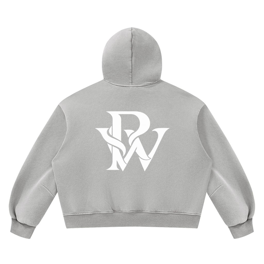 Unisex Vintage Wash Boxy Fleece Hoodie