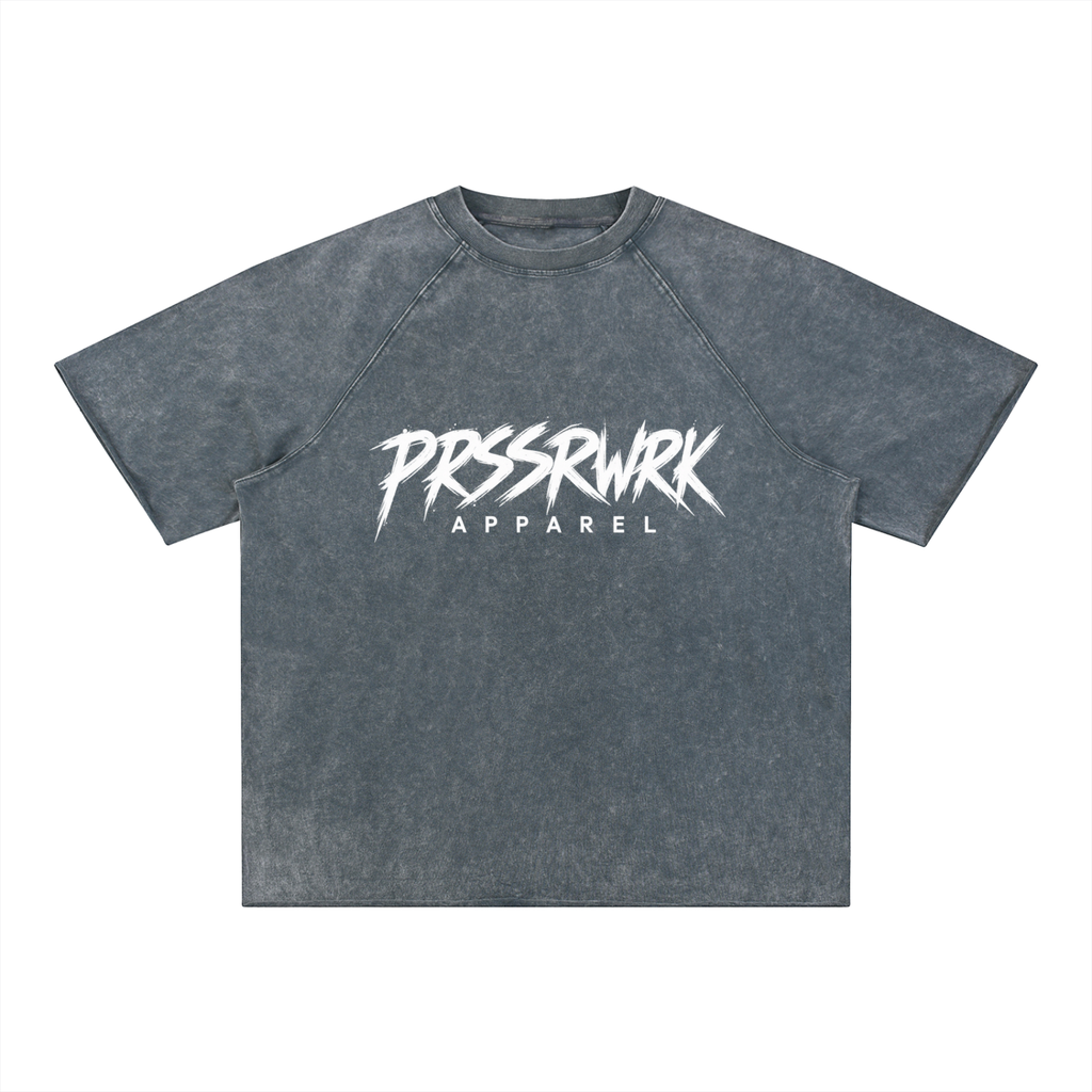 PRSSRWRK Mineral Wash Raw Edge T-Shirt