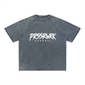 PRSSRWRK Mineral Wash Raw Edge T-Shirt