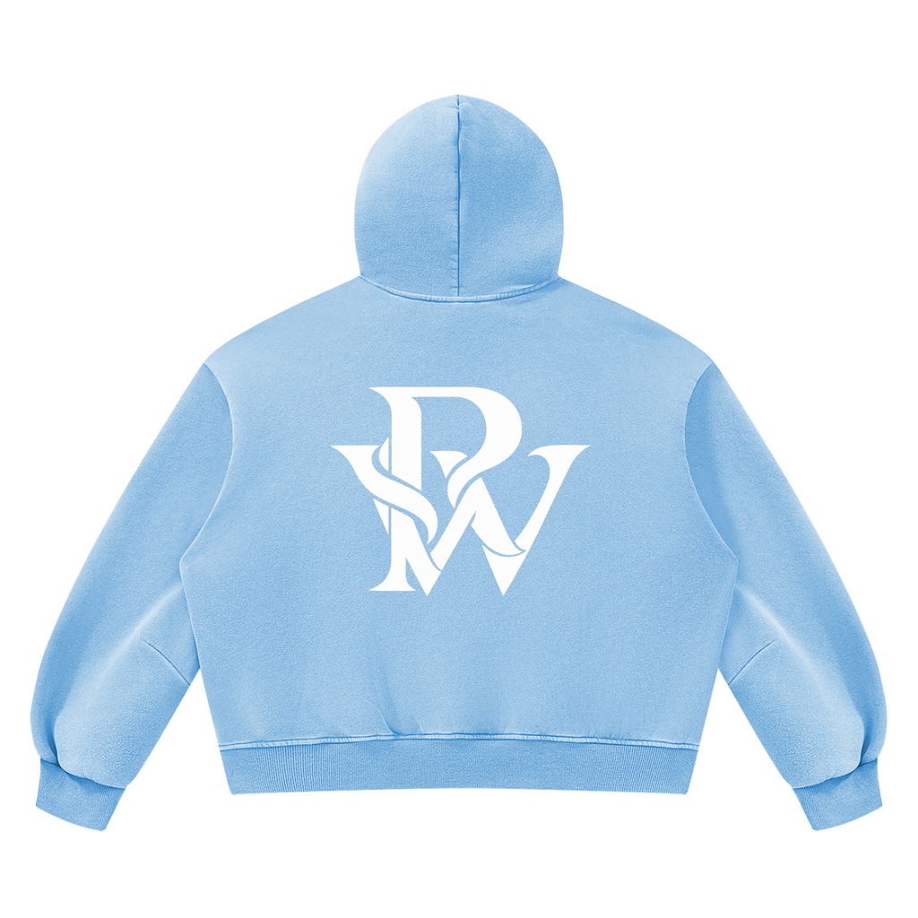 Unisex Vintage Wash Boxy Fleece Hoodie