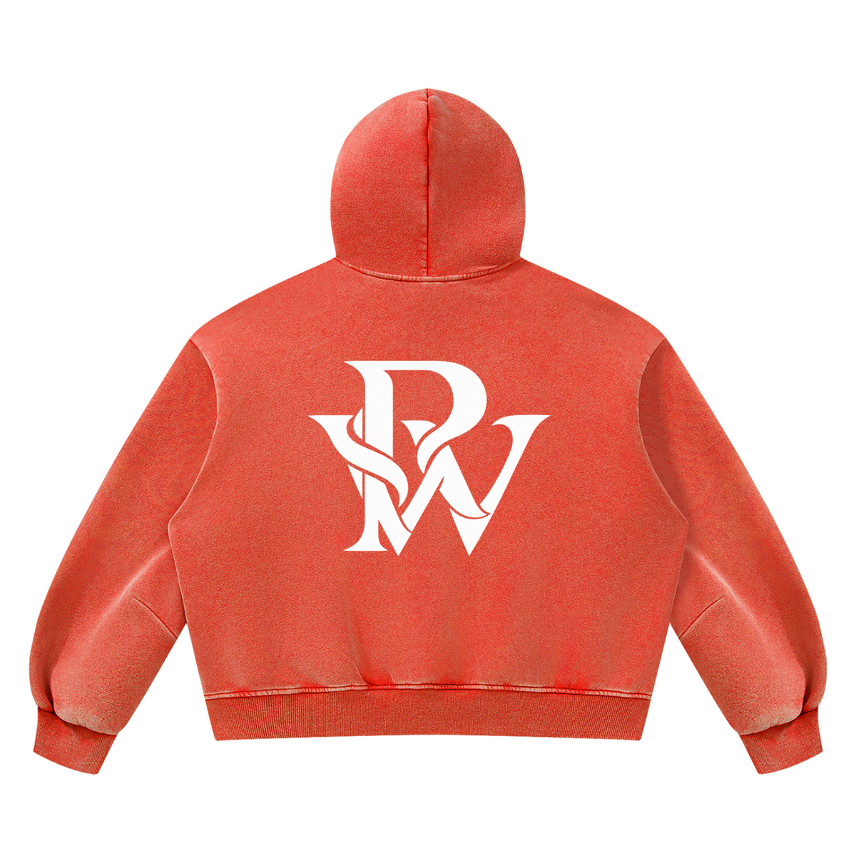 Unisex Vintage Wash Boxy Fleece Hoodie