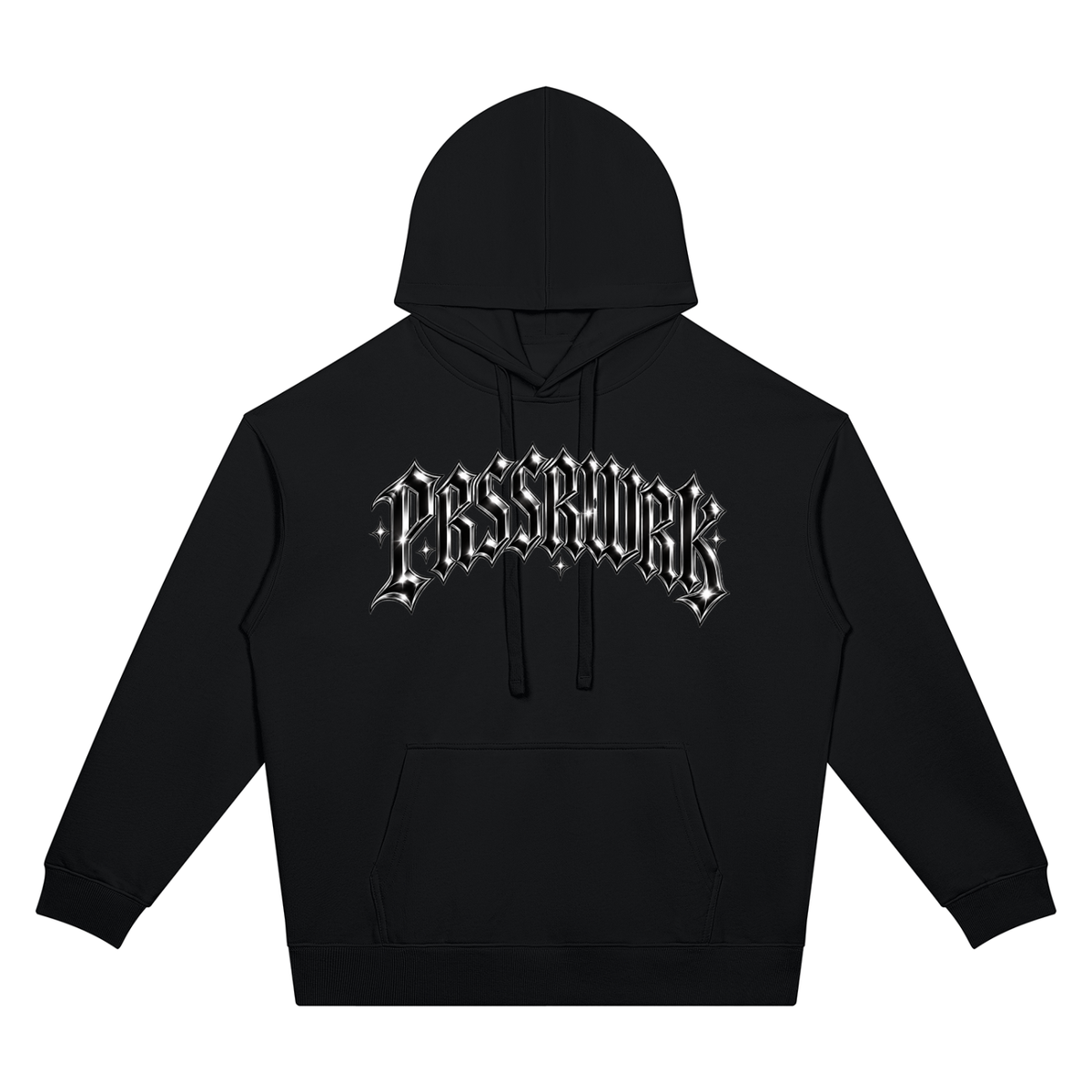 PRSSRWRK Oversized Drop Shoulder Hoodie
