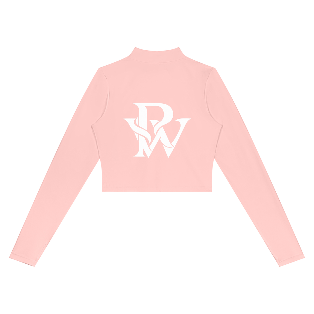 Prssrwrk Women’s Crop Yoga Sports Jacket