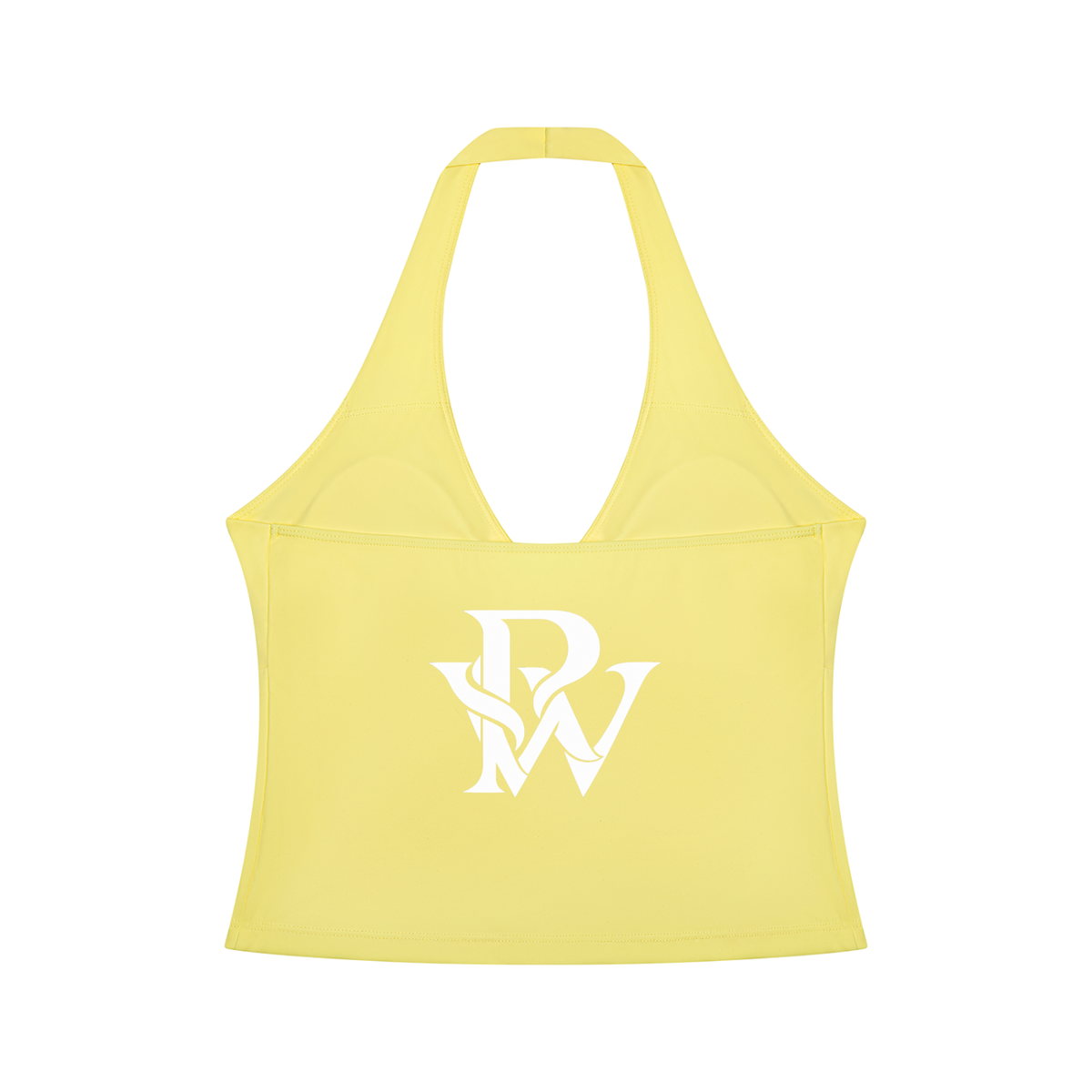 Prssrwrk Women’s Ruched Halter Yoga Tank Top