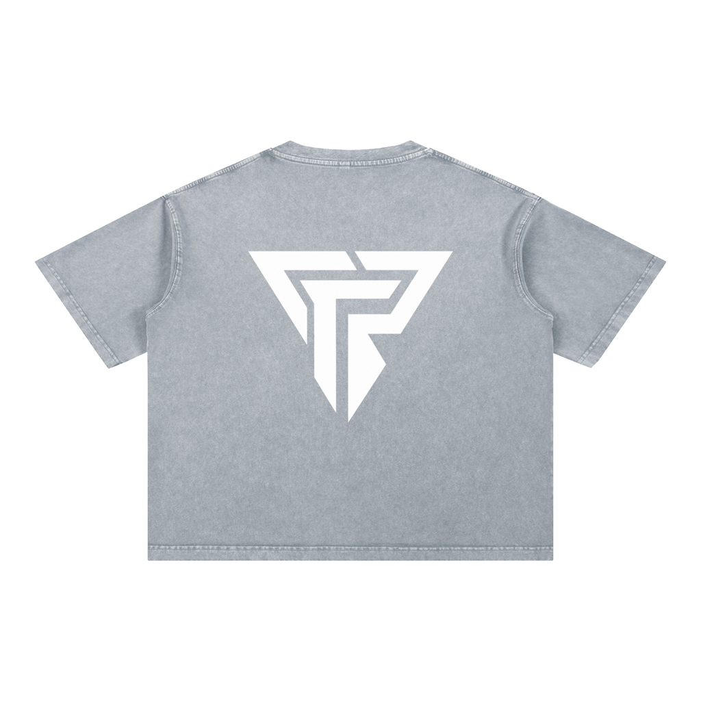 PRSSRWRK Mineral Wash Boxy Cotton T-Shirt