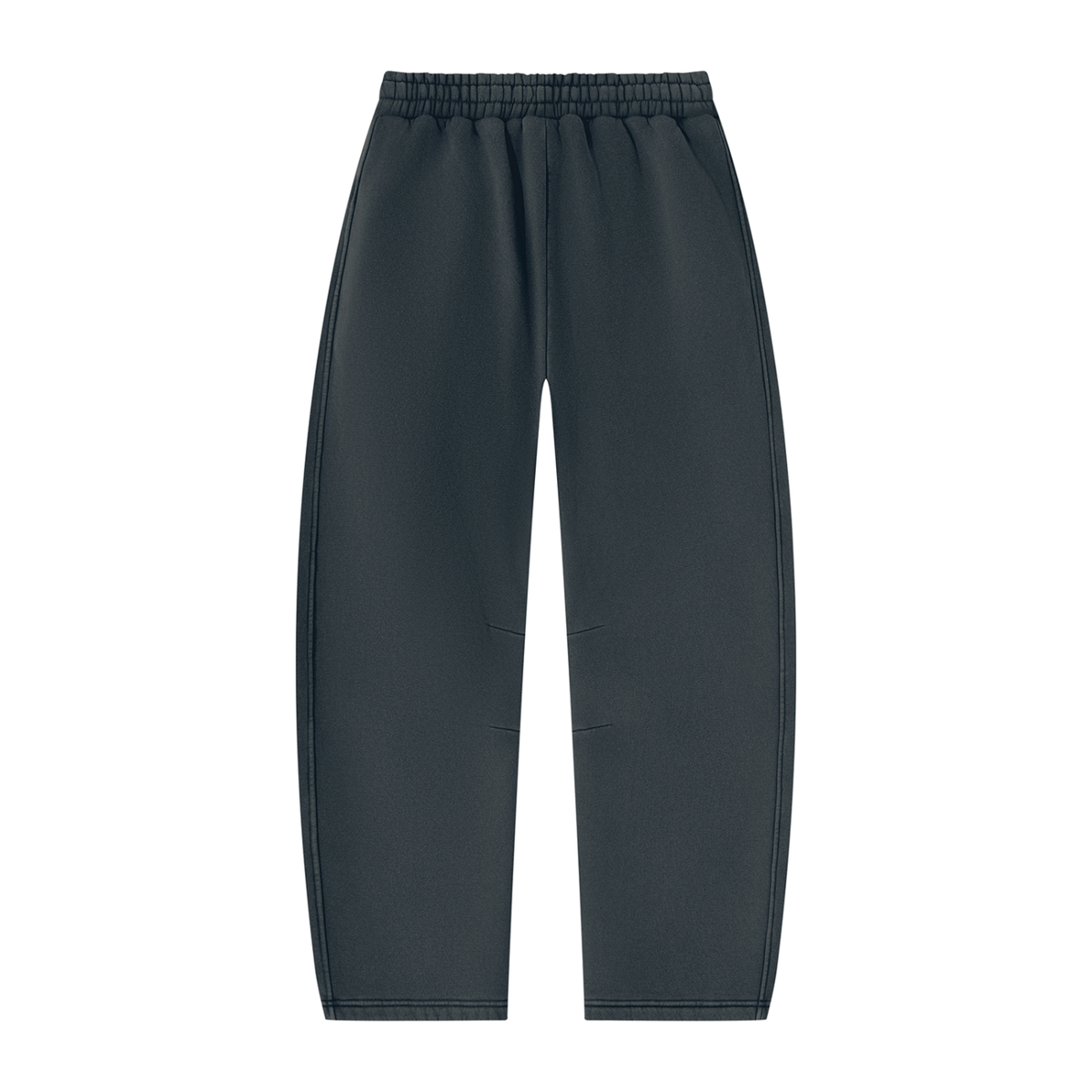 Prssrwrk Unisex Vintage Wash Barrel Leg Fleece Sweatpants