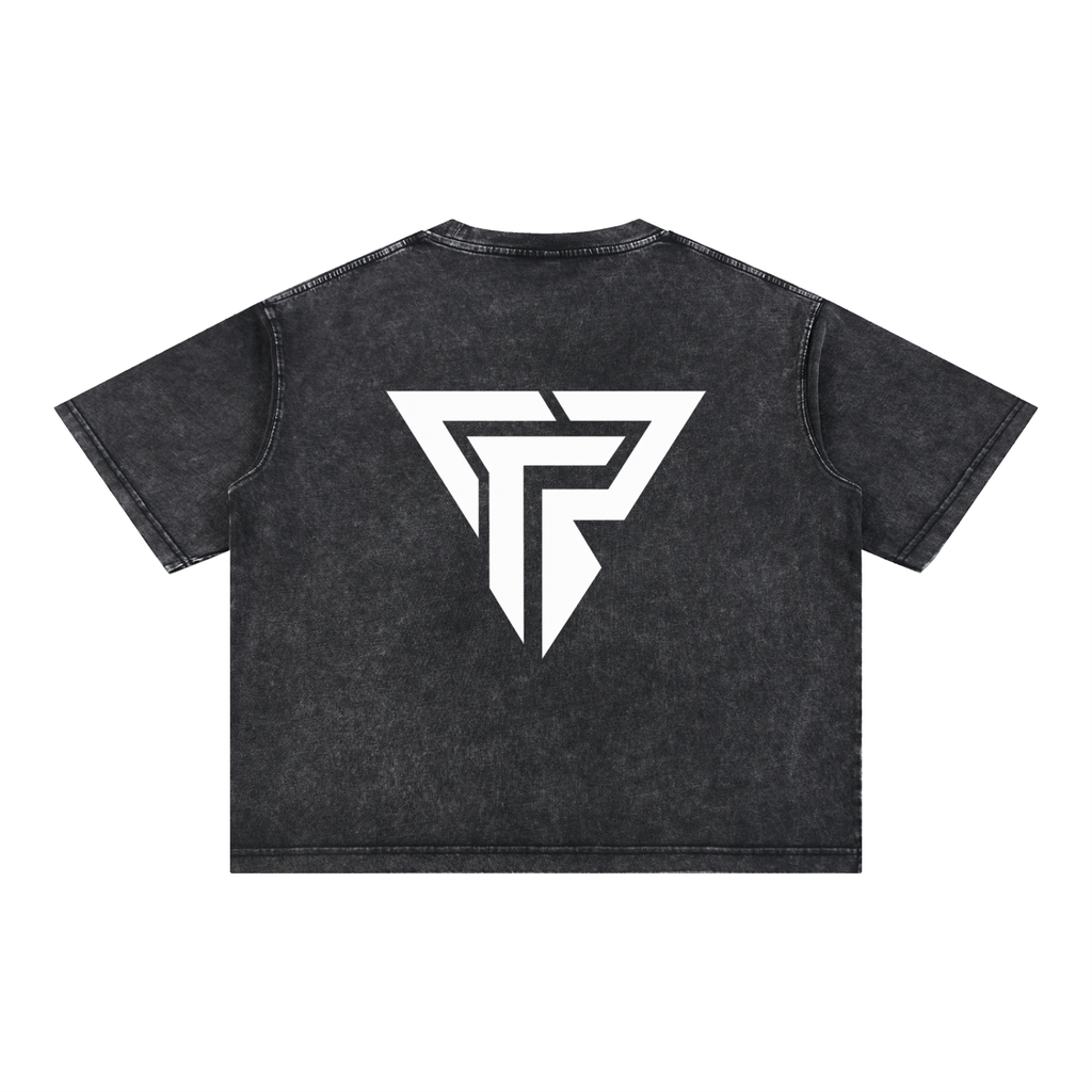 PRSSRWRK Mineral Wash Boxy Cotton T-Shirt