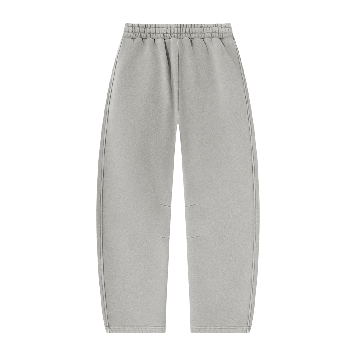 Prssrwrk Unisex Vintage Wash Barrel Leg Fleece Sweatpants