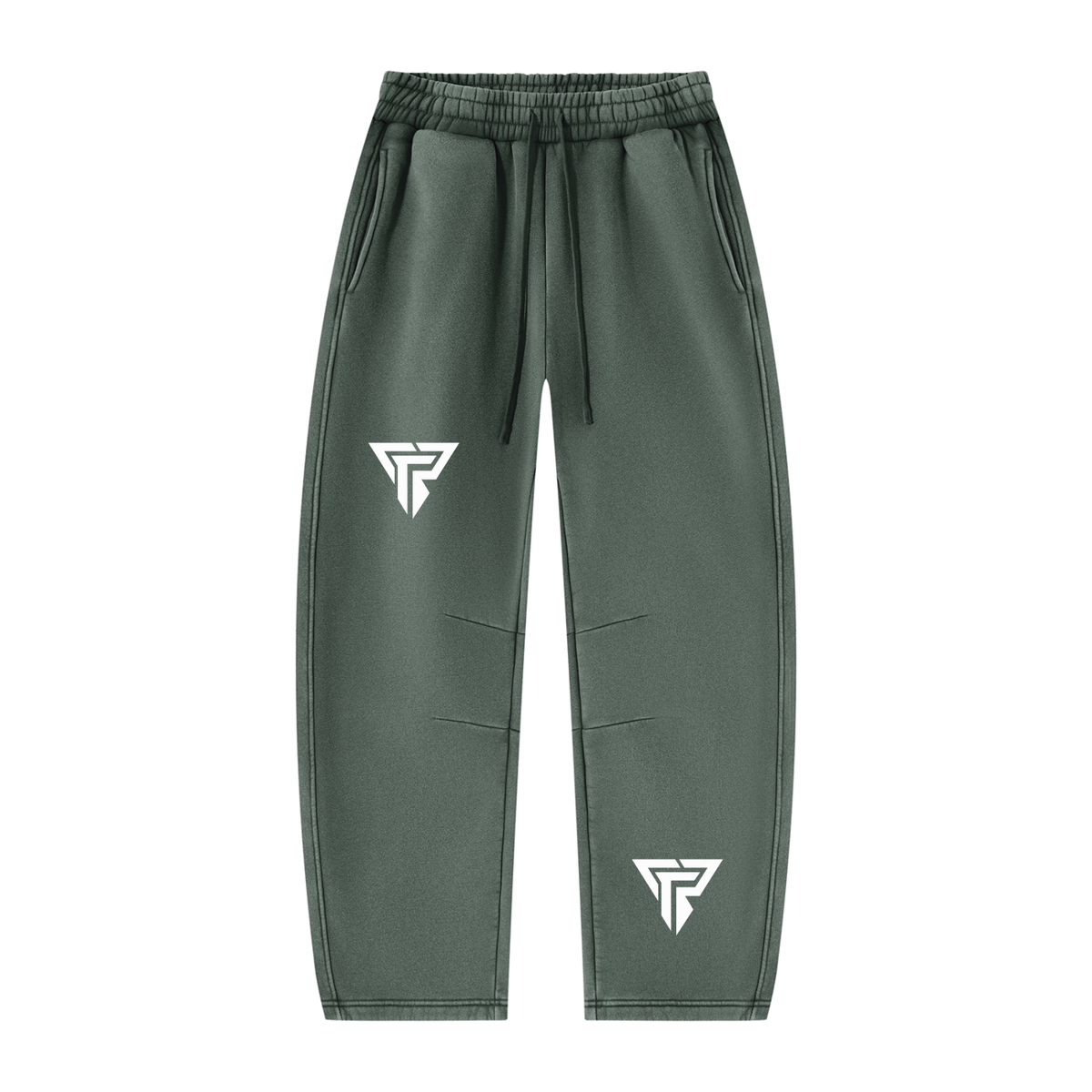 PRSSRWRK Vintage Wash Barrel Leg Sweatpants