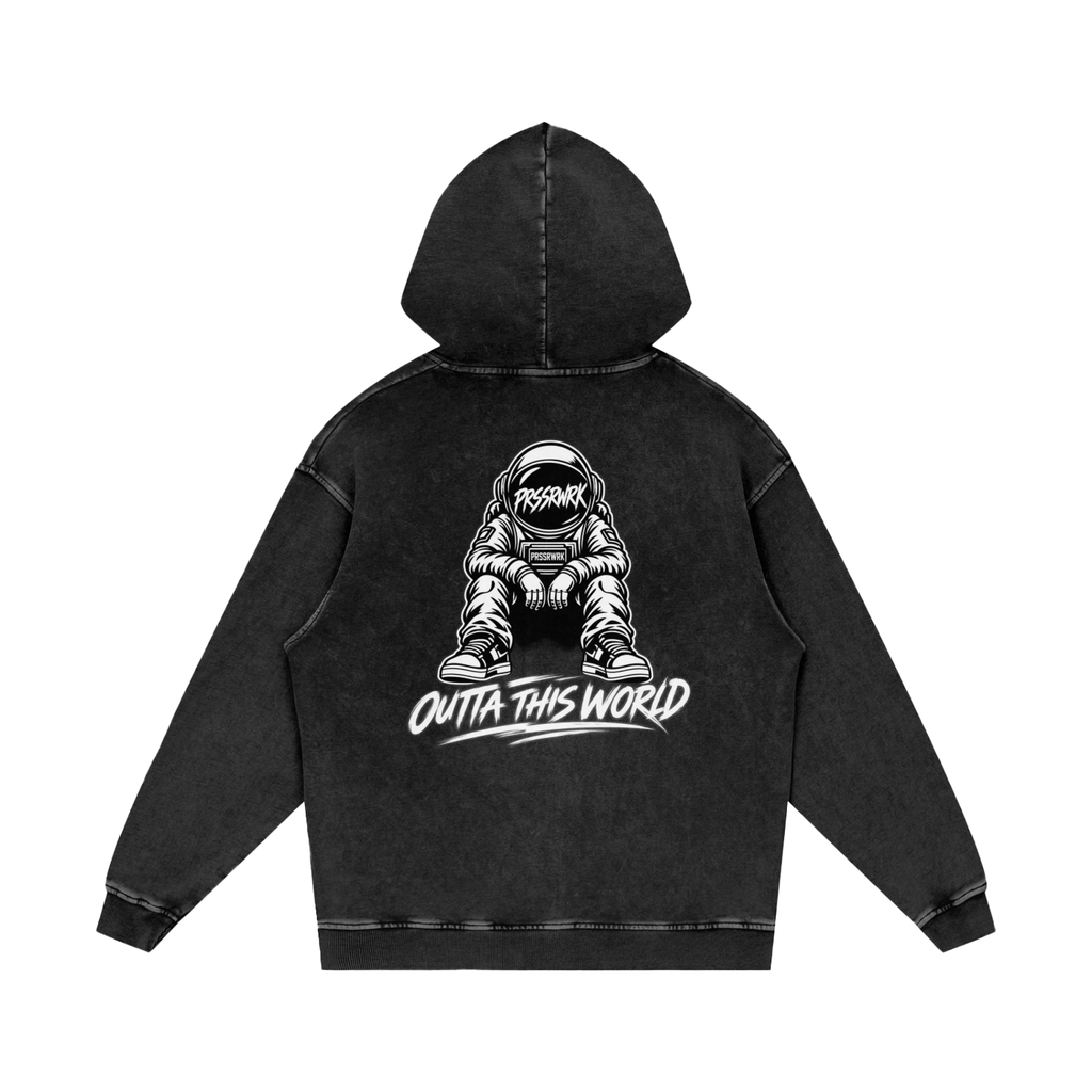 PRSSRWRK “Outta This World” Washed Hoodie